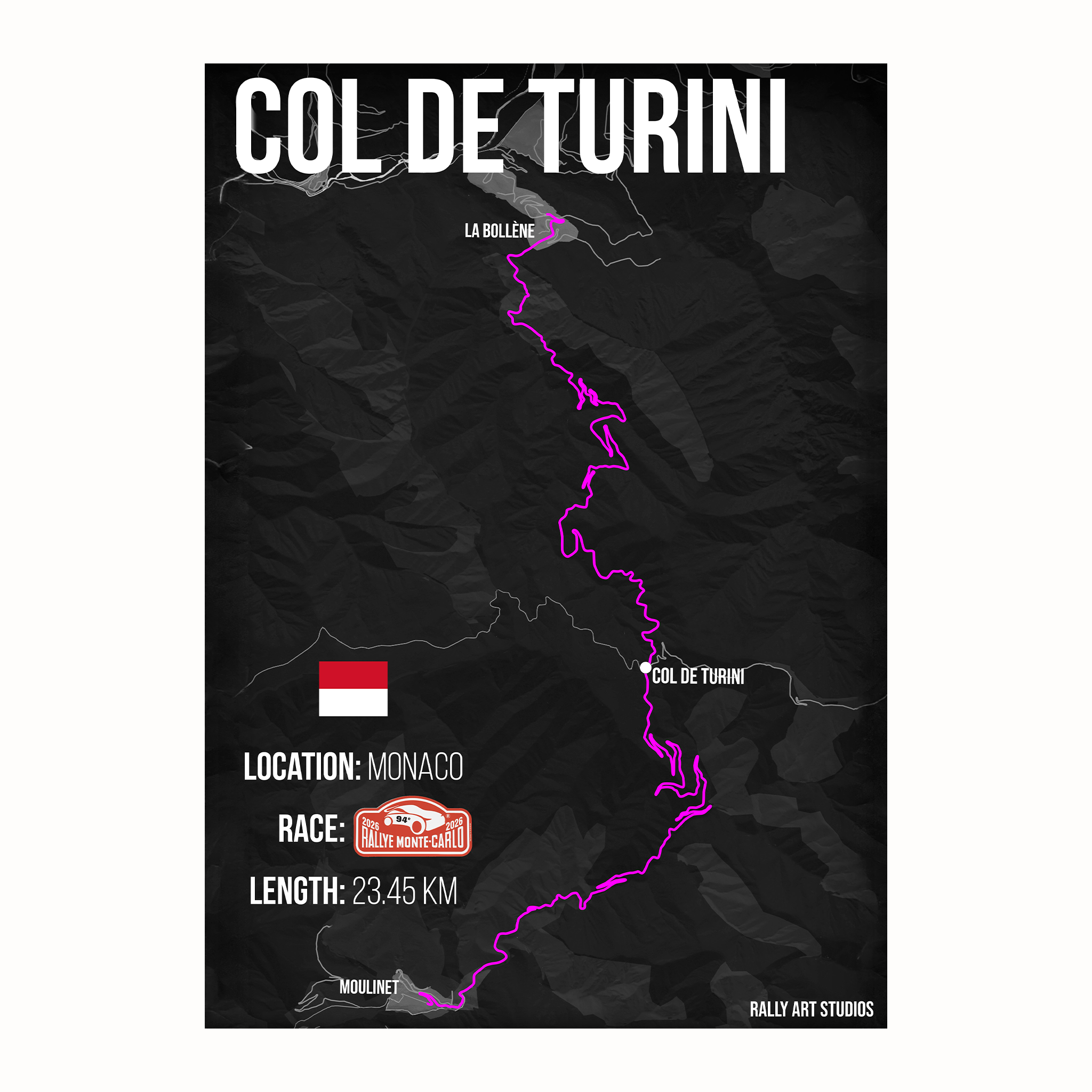 COL DE TURINI - RALLY MONTECARLO 2026