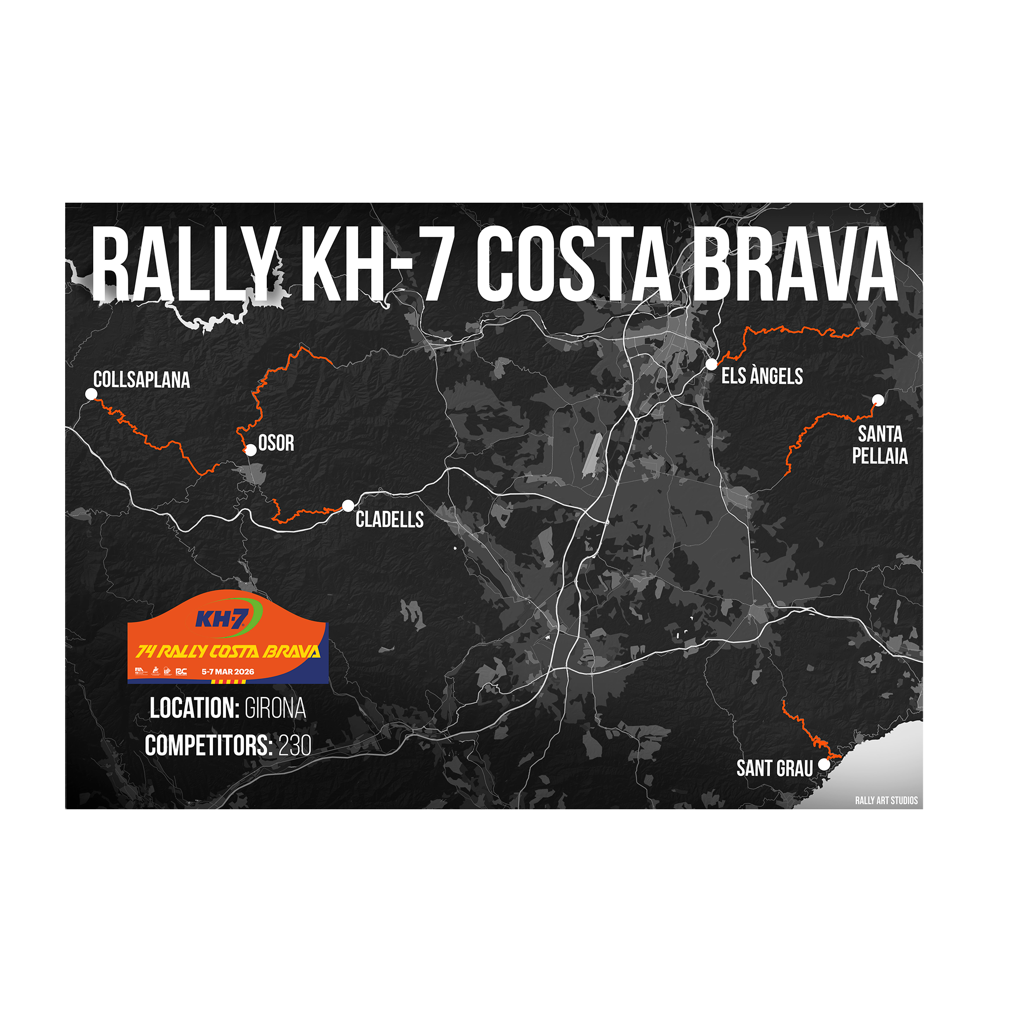 Rally KH7 Costa Brava Edition en A3