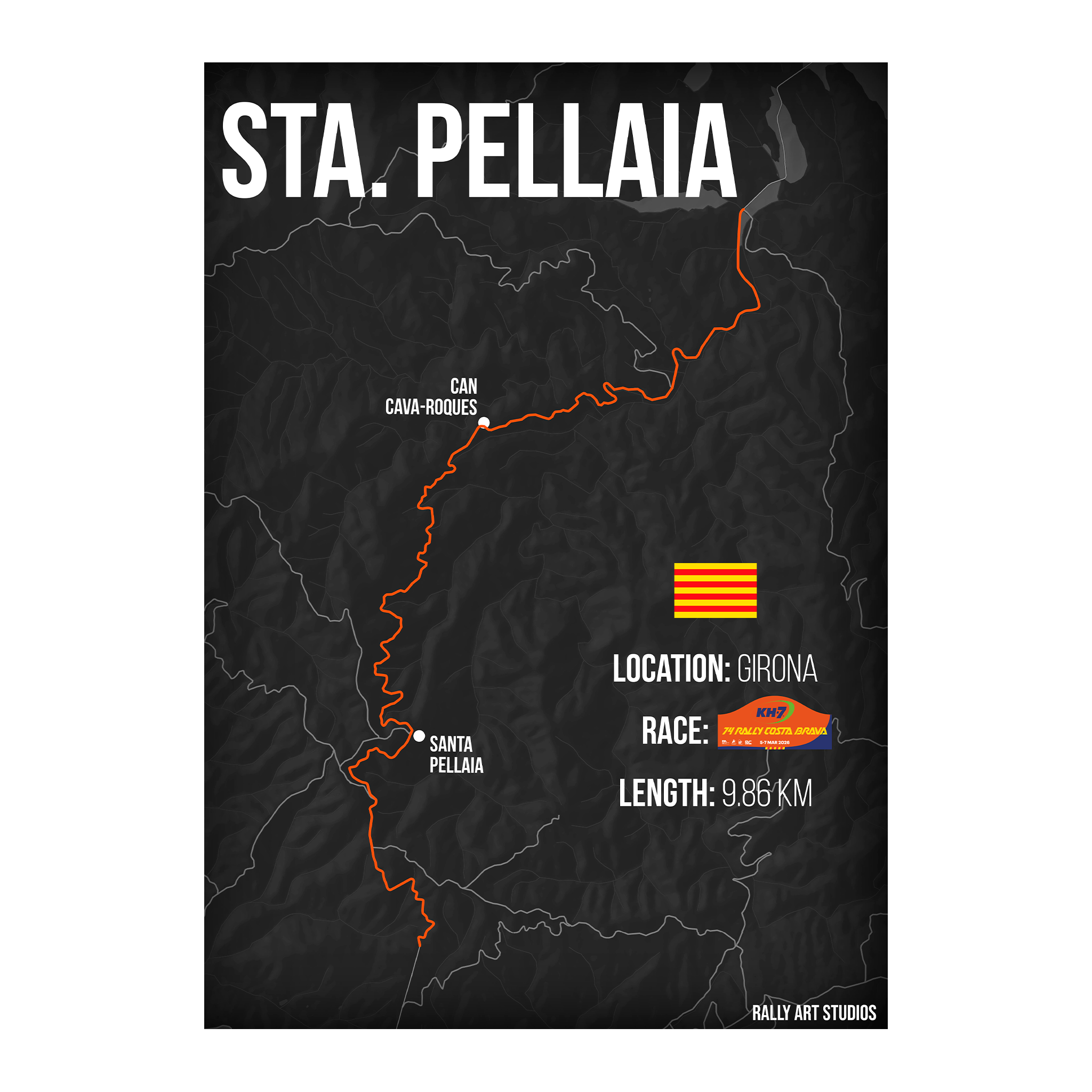 Pack 6 Tramos - Rally KH7 Costa Brava Edition